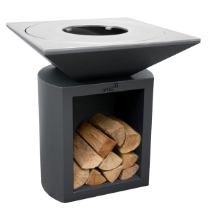Artiss palenisko-grill ogrodowy G2 grafit